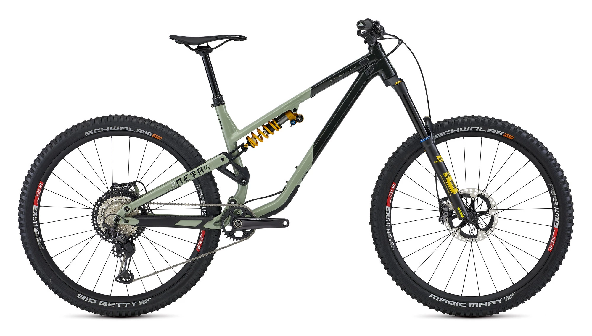 COMMENCAL META AM 29 OHLINS EDITION HERITAGE GREEN / DARK GREEN 1 COMMENCAL META AM 29 OHLINS EDITION HERITAGE GREEN / DARK GREEN