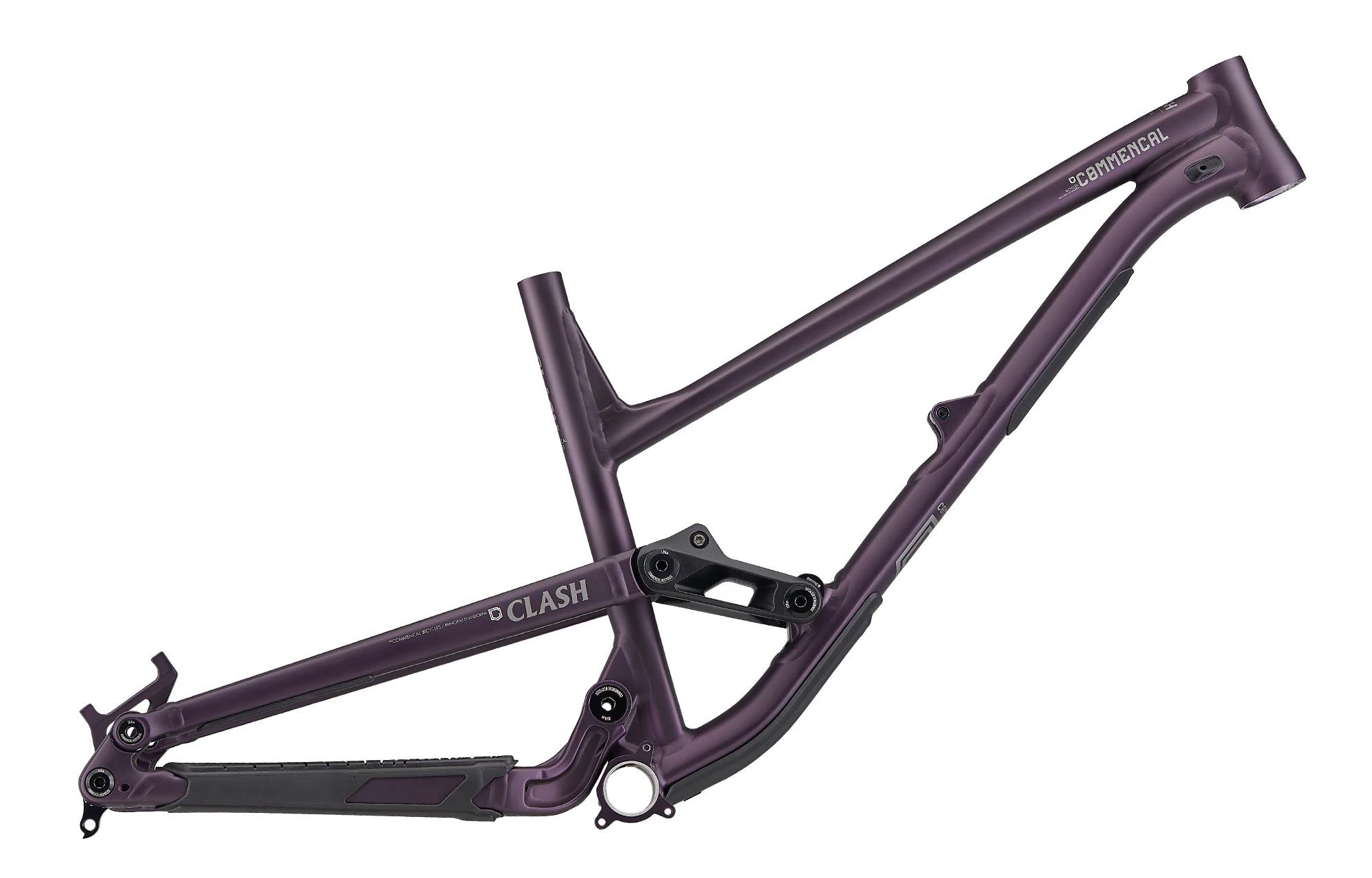 CADRE COMMENCAL CLASH METALLIC PURPLE 1 CADRE COMMENCAL CLASH METALLIC PURPLE