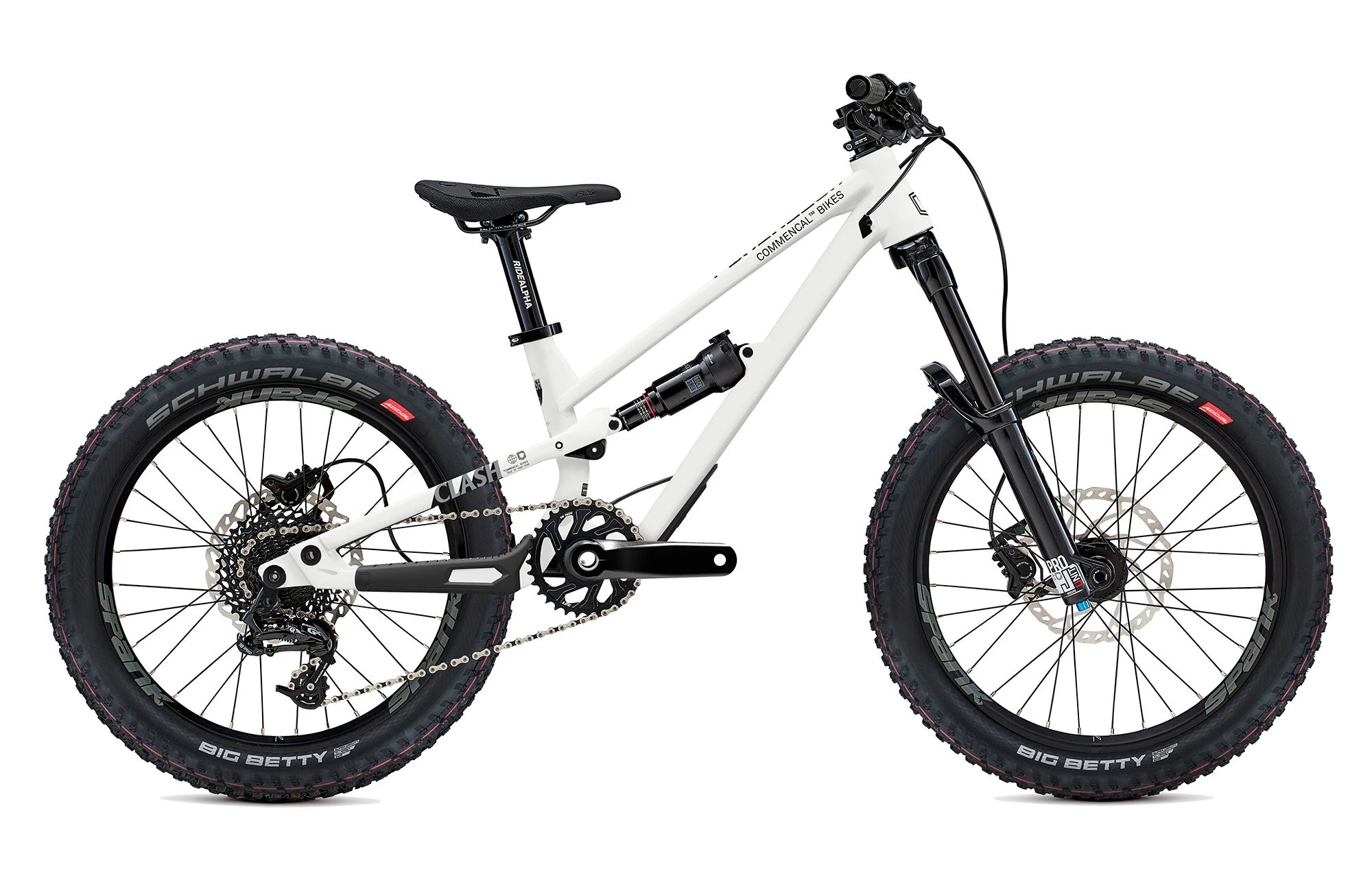 COMMENCAL CLASH 20 V2 PURE WHITE 1 COMMENCAL CLASH 20 V2 PURE WHITE