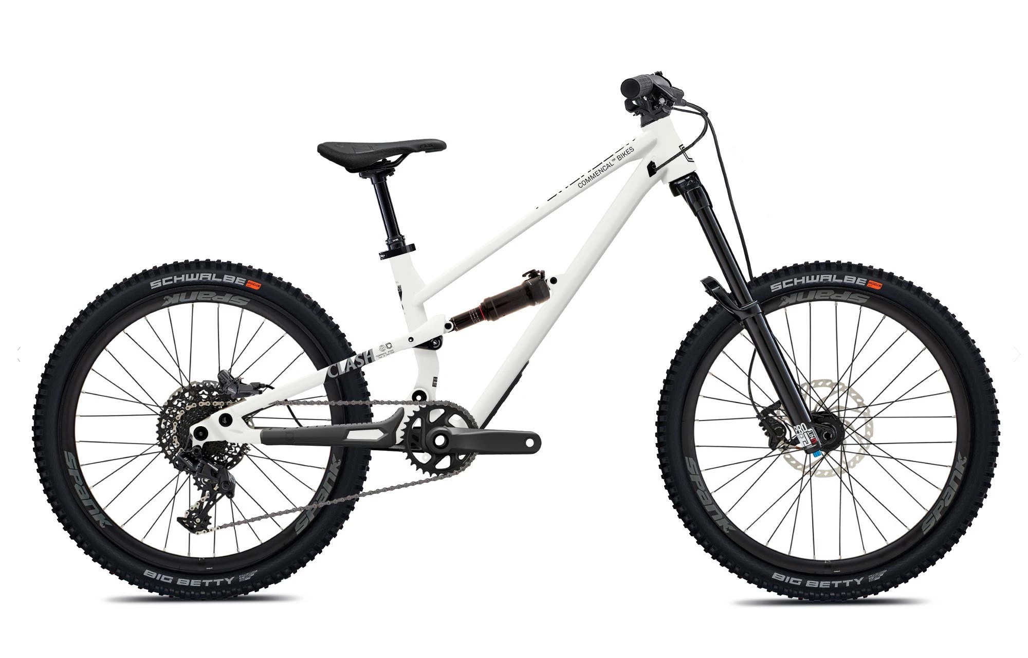 COMMENCAL CLASH 24 V2 PURE WHITE 1 COMMENCAL CLASH 24 V2 PURE WHITE