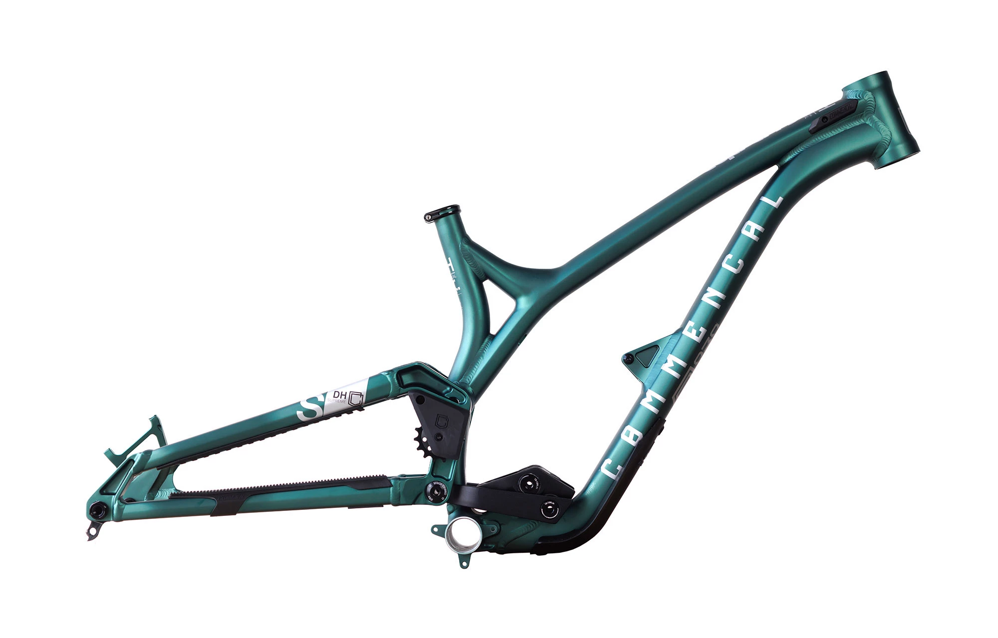 CADRE COMMENCAL SUPREME DH METALLIC GREEN 1 CADRE COMMENCAL SUPREME DH METALLIC GREEN