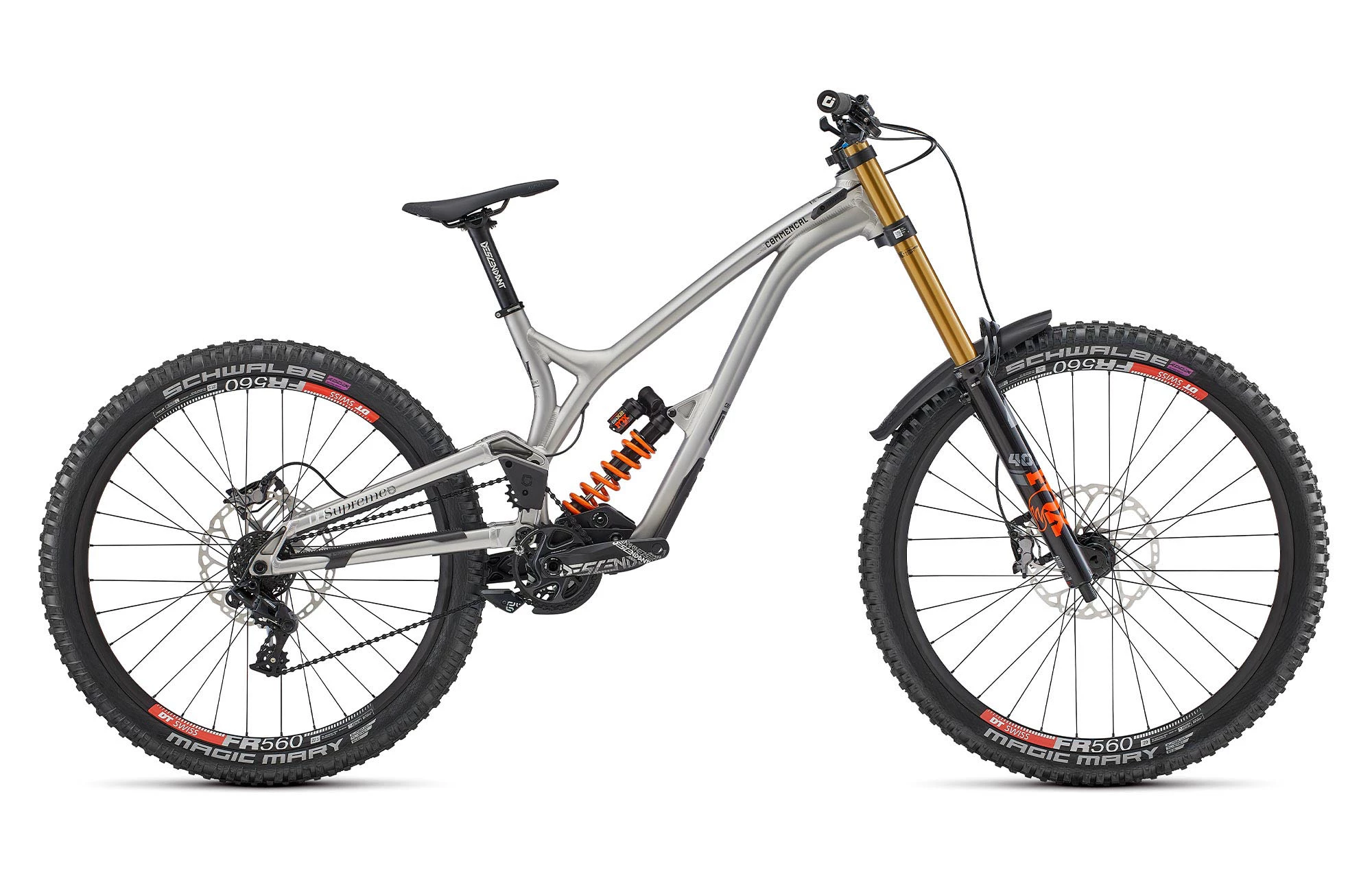 COMMENCAL SUPREME DH SIGNATURE SILVER 1 COMMENCAL SUPREME DH SIGNATURE SILVER