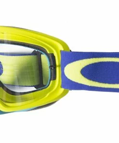 MASQUE OAKLEY O FRAME 2.0 MX LIME BLUE CLEAR LENS