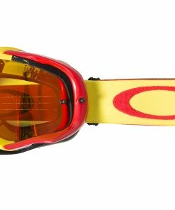 MASQUE OAKLEY CROWBAR MX PINNED RACE YELLOW/RED IRID FIRE + CLEAR
