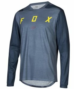 MAILLOT MANCHES LONGUES FOX INDICATOR MASH CAMO BLUE STL