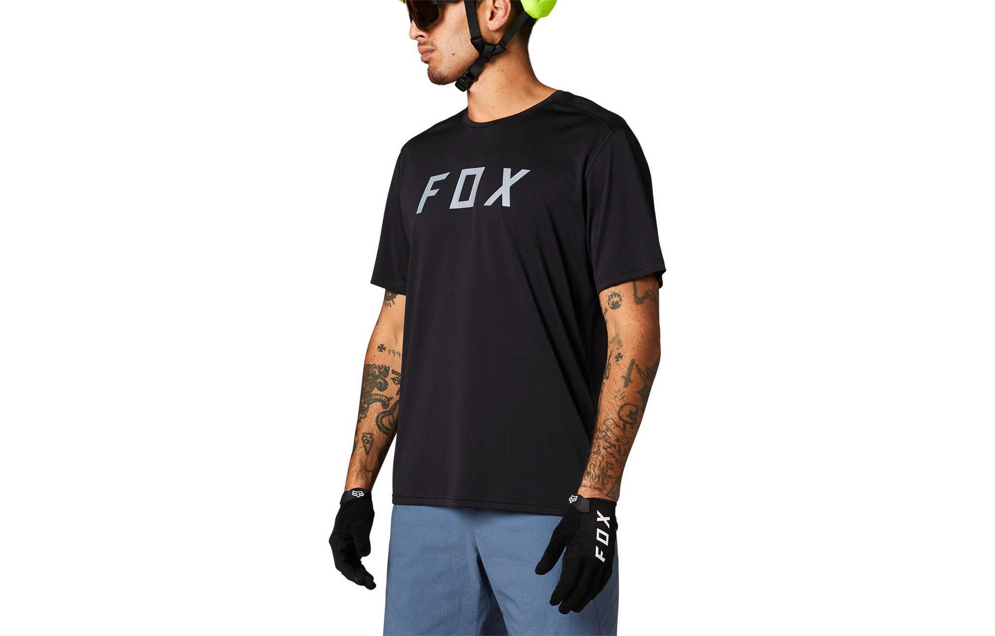 MAILLOT MANCHES COURTES FOX RANGER BLACK 3 MAILLOT MANCHES COURTES FOX RANGER BLACK – Image 3