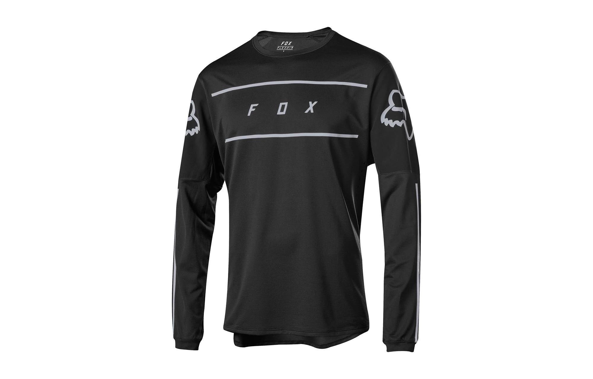 MAILLOT MANCHES LONGUES FOX FLEXAIR FINE LINE BLACK 1 MAILLOT MANCHES LONGUES FOX FLEXAIR FINE LINE BLACK