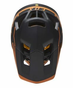 CASQUE FOX PROFRAME BLACK/GOLD -Transmission vélo de route Ventes 2023 T21HLFOXPFBKGD 02 2000