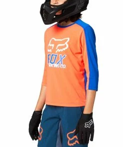 MAILLOT MANCHES 3/4 FOX KIDS RANGER RD ATOMIC PUNCH -Transmission vélo de route Ventes 2023 T21MTMCFOXKDRAP 02 2000