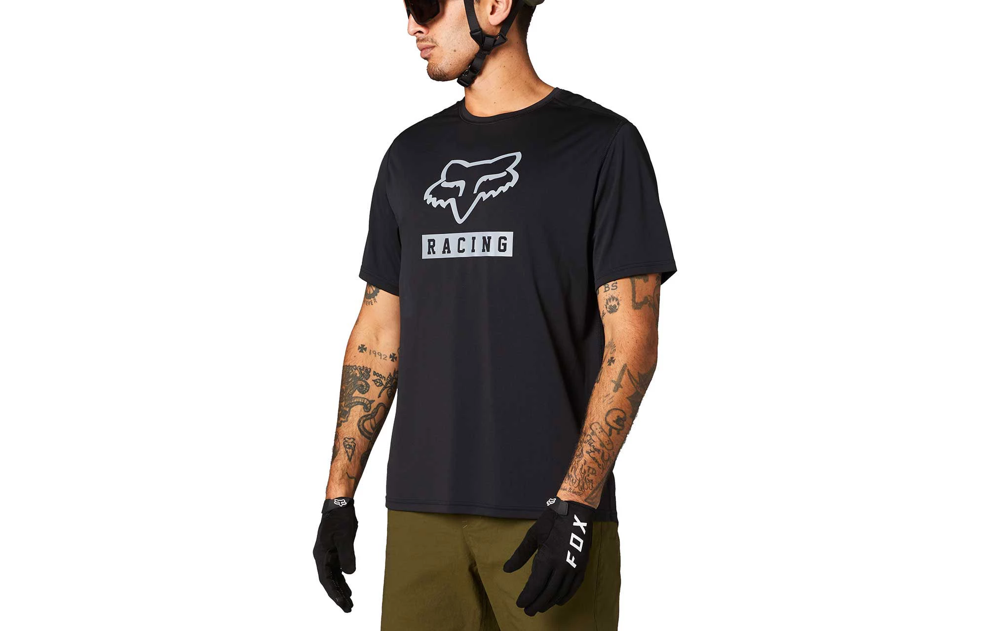 MAILLOT MANCHES COURTES FOX RANGER BLOCK BLACK 3 MAILLOT MANCHES COURTES FOX RANGER BLOCK BLACK – Image 3