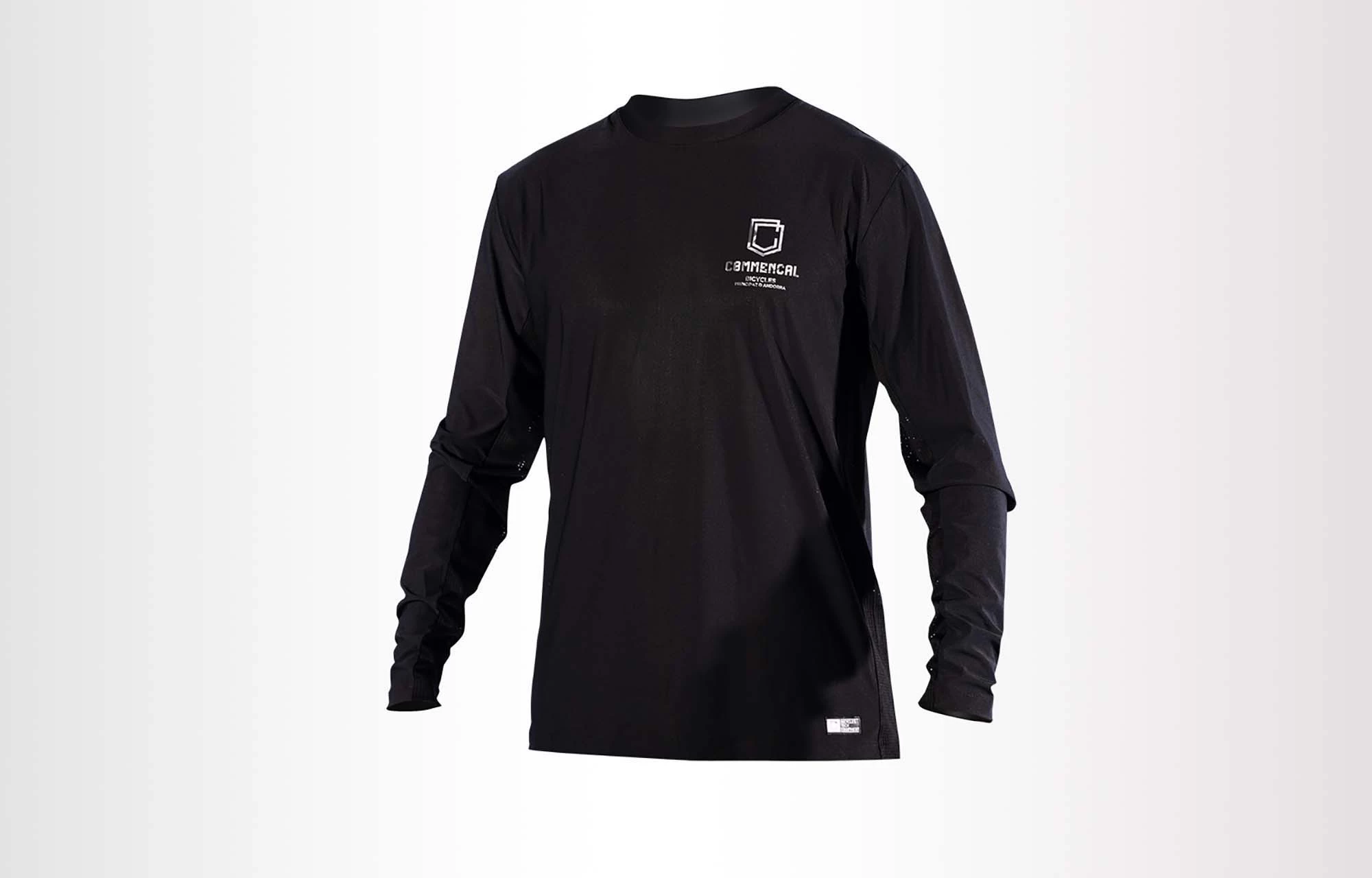 MAILLOT COMMENCAL MANCHES LONGUES BLACK BASIC 1 MAILLOT COMMENCAL MANCHES LONGUES BLACK BASIC