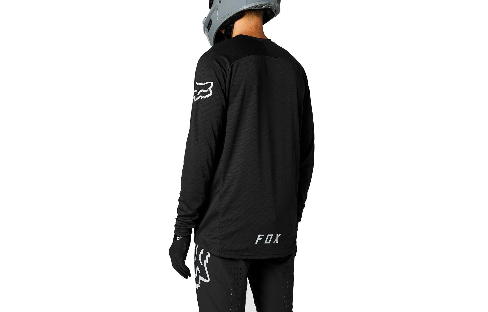 MAILLOT MANCHES LONGUES FOX DEFEND BLACK 2 MAILLOT MANCHES LONGUES FOX DEFEND BLACK – Image 2