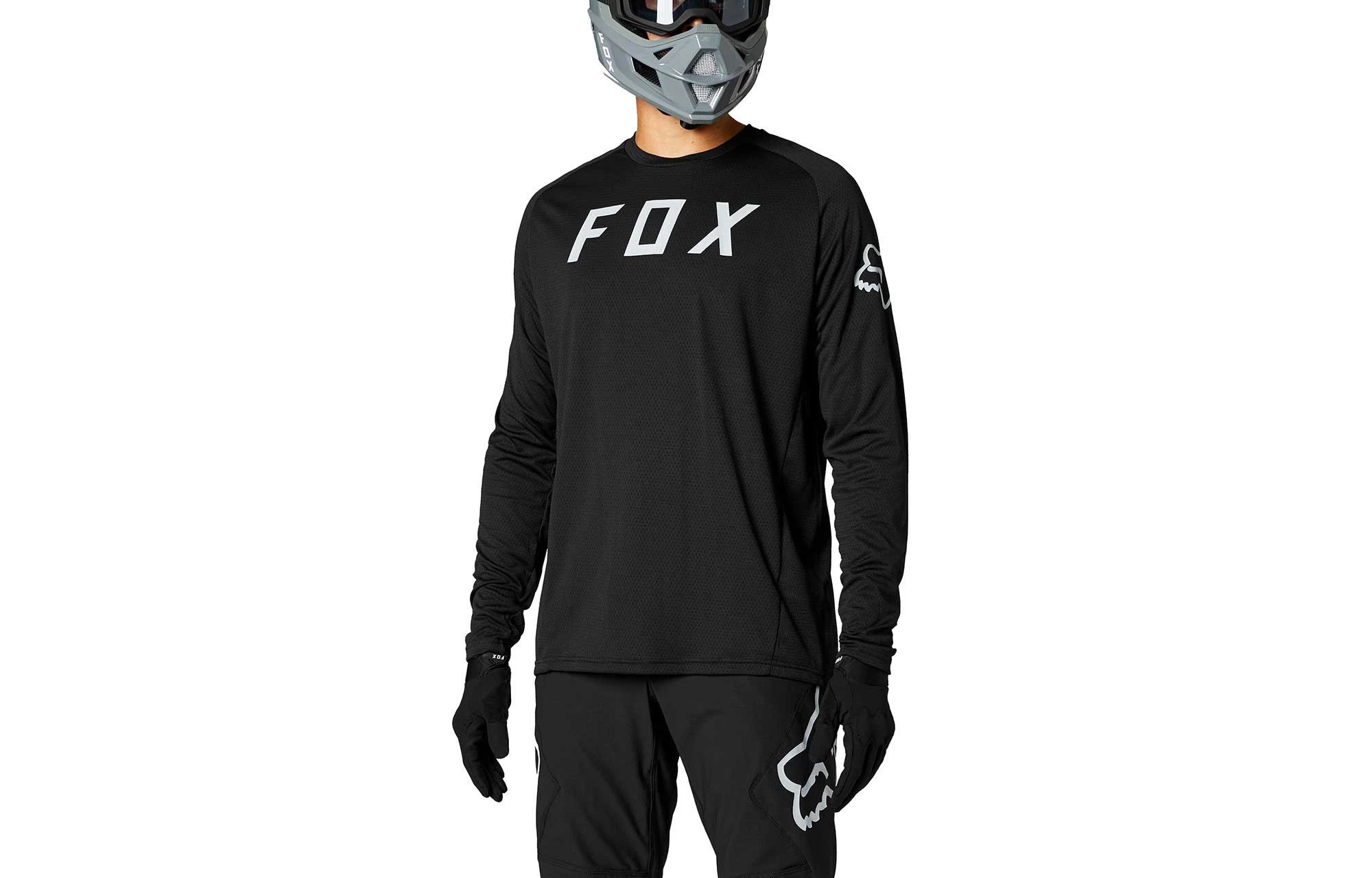 MAILLOT MANCHES LONGUES FOX DEFEND BLACK 3 MAILLOT MANCHES LONGUES FOX DEFEND BLACK – Image 3