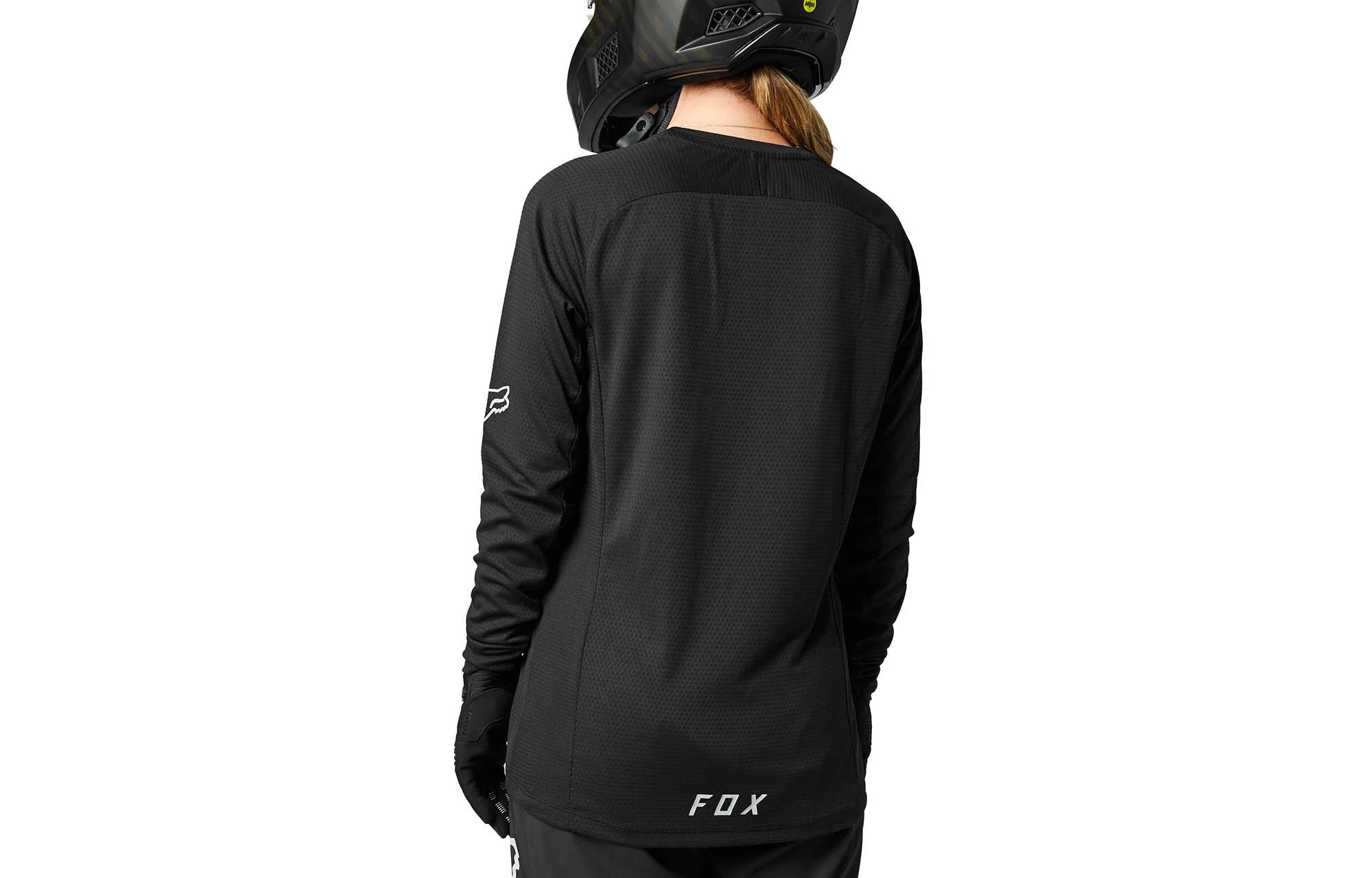 MAILLOT MANCHES LONGUES FOX WOMEN DEFEND BLACK 2 MAILLOT MANCHES LONGUES FOX WOMEN DEFEND BLACK – Image 2