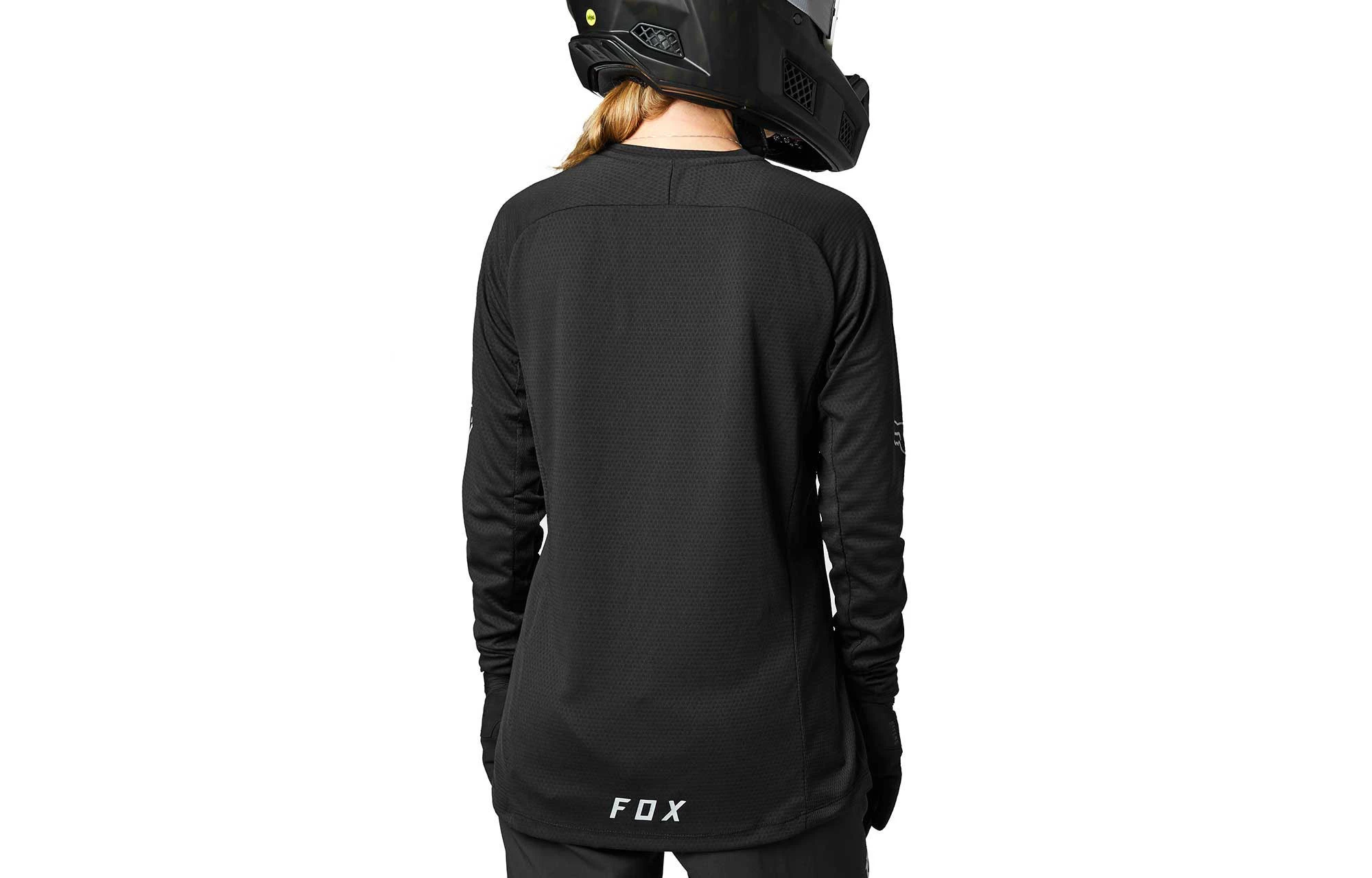 MAILLOT MANCHES LONGUES FOX WOMEN DEFEND BLACK 4 MAILLOT MANCHES LONGUES FOX WOMEN DEFEND BLACK – Image 4