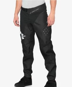 PANTALON 100% R-CORE BLACK/WHITE