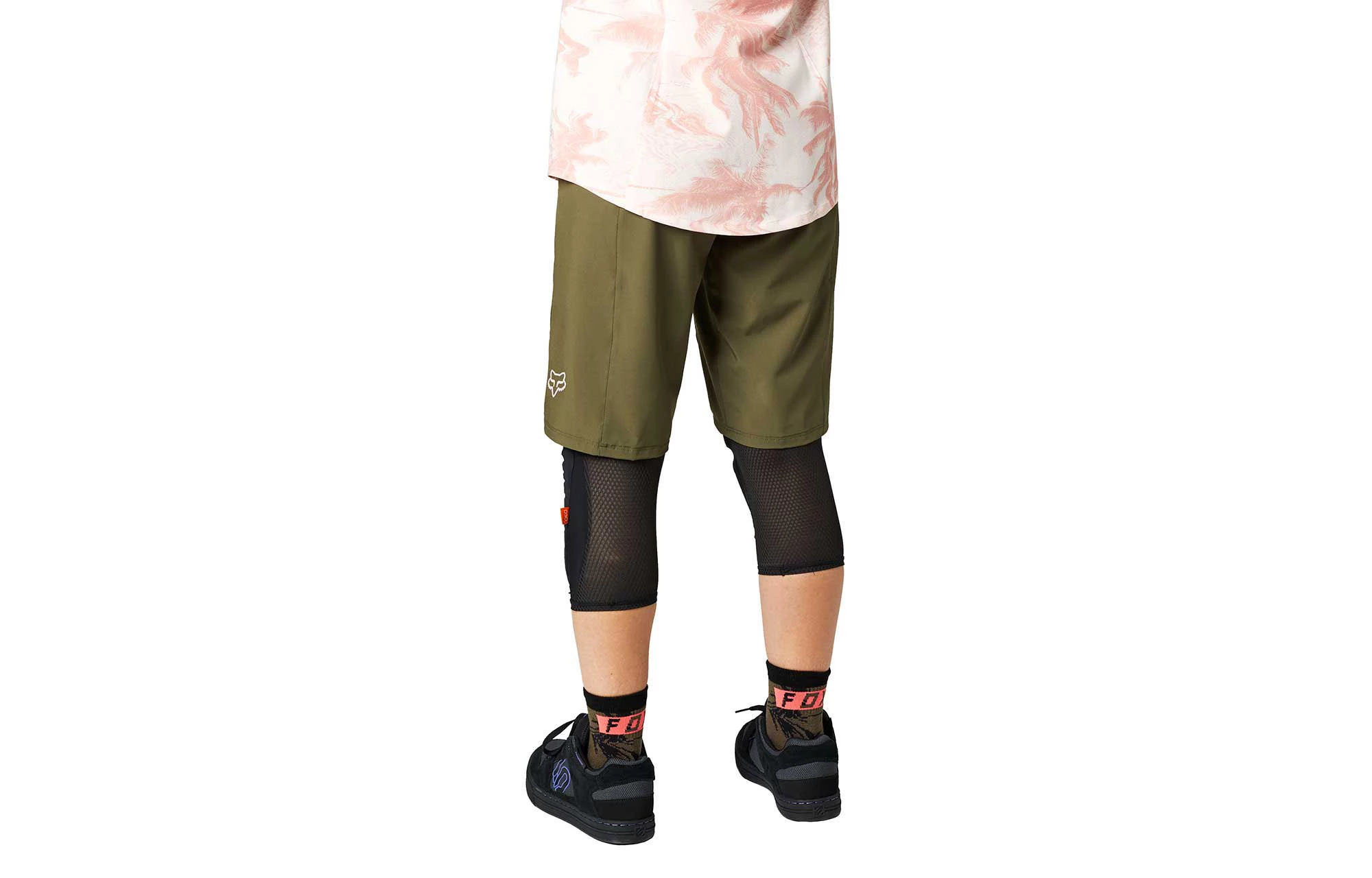 SHORT FOX WOMEN FLEXAIR LITE NO LINER OLIVE GREEN 2 SHORT FOX WOMEN FLEXAIR LITE NO LINER OLIVE GREEN – Image 2