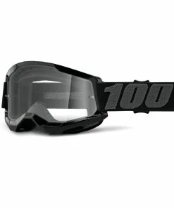 MASQUE 100% STRATA 2 BLACK - CLEAR LENS