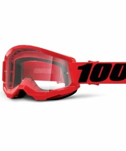 MASQUE 100% STRATA 2 RED - CLEAR LENS