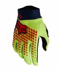 GANTS FOX DEFEND FLUO YELLOW