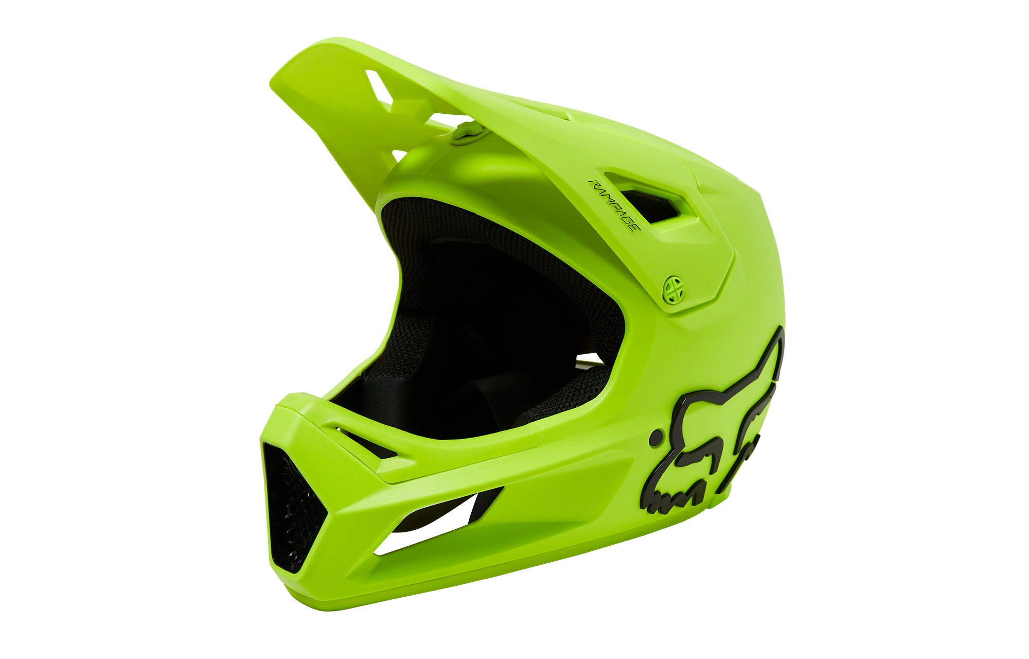 CASQUE FOX KIDS RAMPAGE FLUO YELLOW 2 CASQUE FOX KIDS RAMPAGE FLUO YELLOW – Image 2