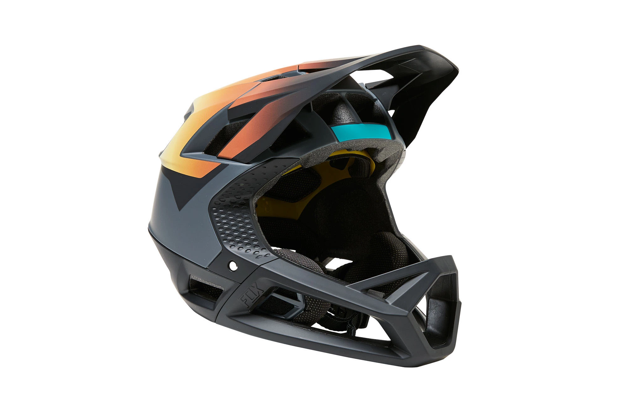 CASQUE FOX PROFRAME GRAPHIC 2 BLACK 1 CASQUE FOX PROFRAME GRAPHIC 2 BLACK