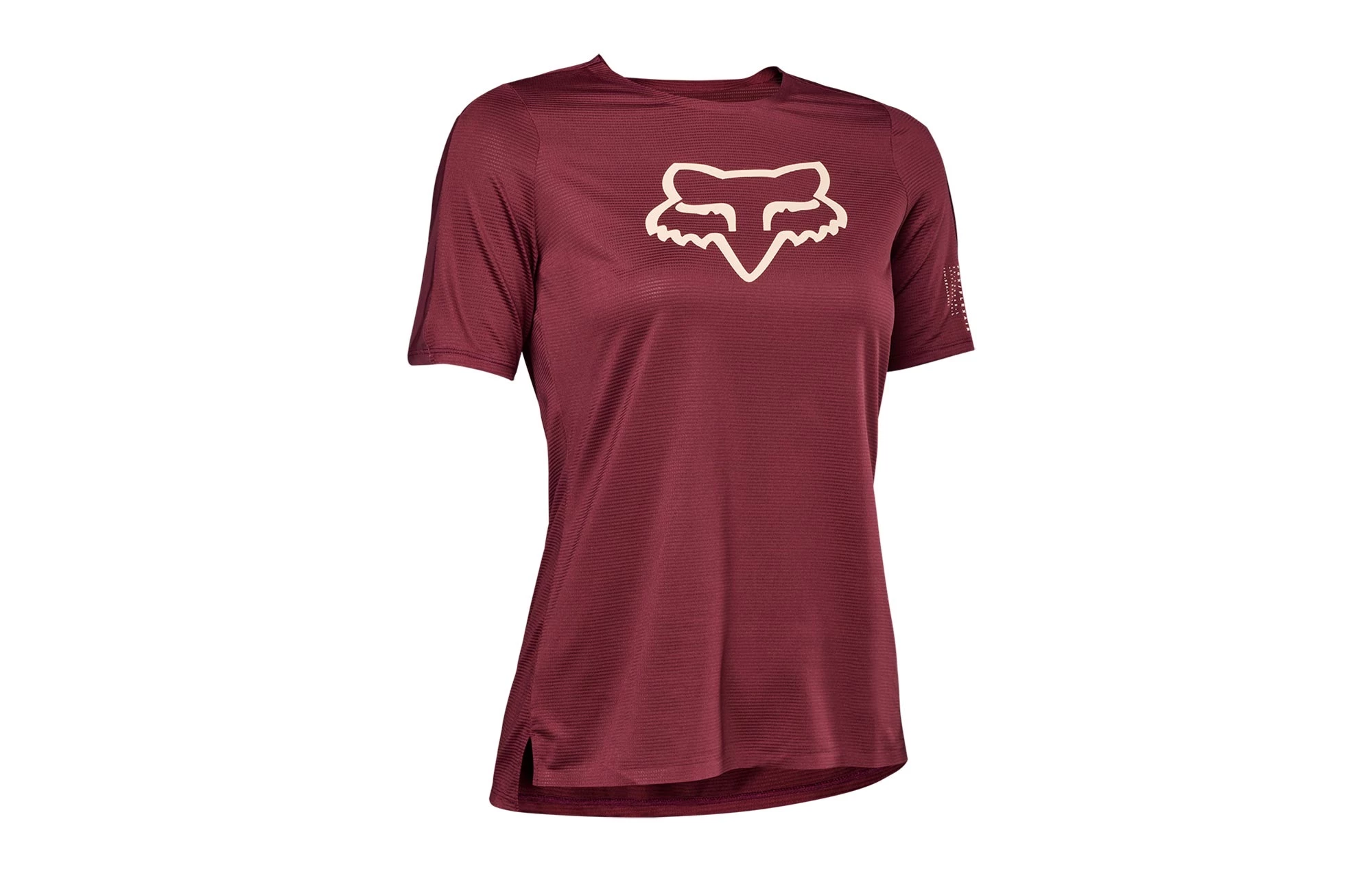 MAILLOT MANCHES COURTES FOX WOMEN FLEXAIR DARK MAROON 1 MAILLOT MANCHES COURTES FOX WOMEN FLEXAIR DARK MAROON