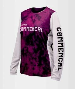 MAILLOT MANCHES LONGUES COMMENCAL-DHARCO WOMEN TEAM REPLICA PINK