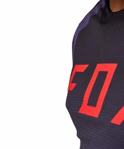 MAILLOT MANCHES LONGUES FOX DEFEND SANGRIA -Transmission vélo de route Ventes 2023 T22MLFOXDESD 03 2000