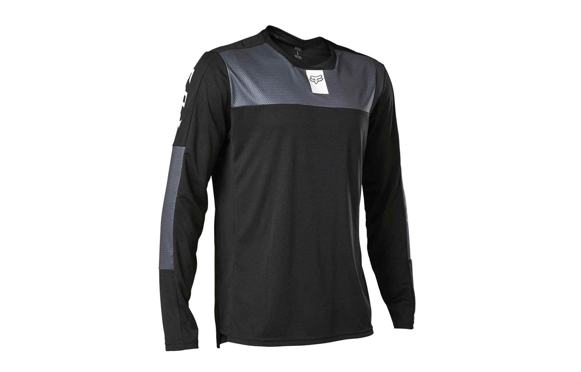 MAILLOT MANCHES LONGUES FOX HEAD DEFEND BLACK 1 MAILLOT MANCHES LONGUES FOX HEAD DEFEND BLACK