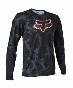 MAILLOT MANCHES LONGUES FOX FLEXAIR TS57 BLACK