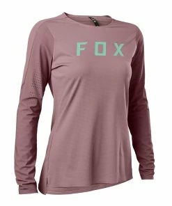 MAILLOT MANCHES LONGUES FOX WOMEN FLEXAIR PRO PLUM PERFECT