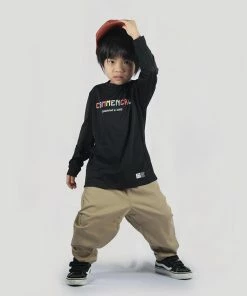 MAILLOT MANCHES LONGUES KIDS CMNCL CORPORATE BLACK PERSONNALISABLE